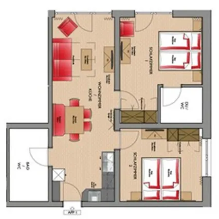 A Casa Saphir Appartement-hotel * זולדן